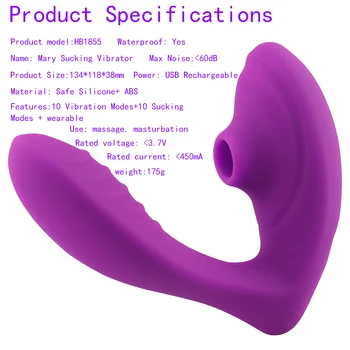 Nepieredzējis Vibrators 10 Ātrumu Vibrācijas Sūcējs Orālā Seksa Iesūkšanas Dzelksnis Klitora Stimulators Erotiska Seksa Rotaļlieta Sievietēm Seksuālo Wellness