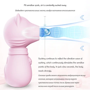 Nepieredzējis vibrators sievietēm Mini Multfilmu mīksta silikona G-Spot Klitora Stimulators usb Sprauslas sūcējs Pieaugušo Seksa Rotaļlietas Sievietēm