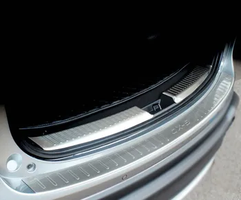 Nerūsējošā Tērauda Aizmugures Bufera Vāciņš Palodzes Plāksni Aizsargs Aizsargs priekš Mazda CX5 CX-5