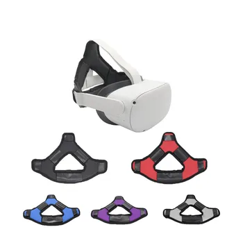Neslīdoša VR Ķiveri Galvā Spilvenu Siksnu Oculus Quest 2 VR Brilles, Galvas saites Nosaka Galvu Spiedienu Mazināja Siksna Putu Pamatni