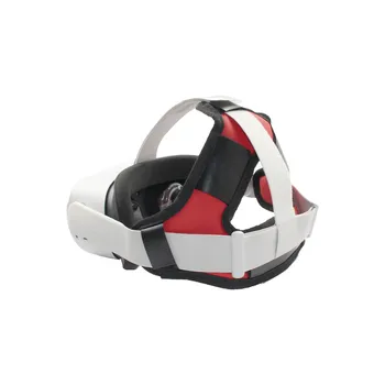 Neslīdoša VR Ķiveri Galvā Spilvenu Siksnu Oculus Quest 2 VR Brilles, Galvas saites Nosaka Galvu Spiedienu Mazināja Siksna Putu Pamatni
