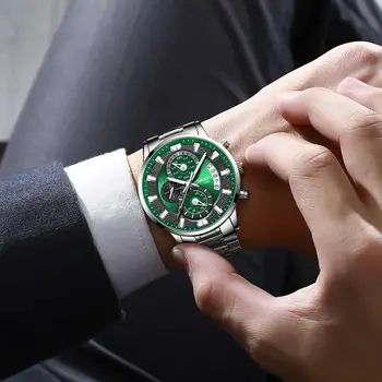 NIBOSI Vīriešu pulksteņi top luksusa zīmolu vīriešu kvarca rokas pulksteni modes kleita sportā vīriešu pulkstenis ūdensizturīgs 2020 