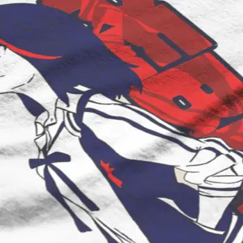 Nogalināt La Nogalināt - Rebel Ryuko T Krekls Balts Gintama iespiesti Tshirt Vasarā liela TShirts