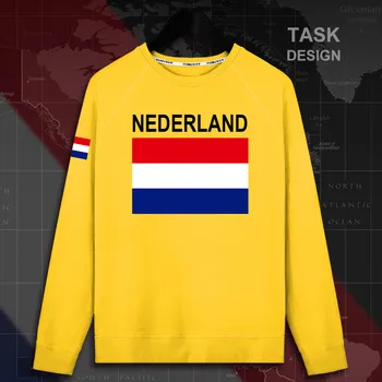 Nīderlande Mazu Valstu, Holandes, nīderlandes NLD mens pelēkā vārna puloveri hoodies vīriešu sporta krekls plānas streetwear apģērbu hip hop