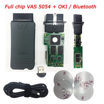 ODIS 5.26 VAS 5054A OKI M6636B Bluetooth Pilnu Mikroshēmu v w Automašīnu Diagnostikas VAS5054A dois Auto Skeneris Ho-da Rotaļlieta-ta ātri kuģi