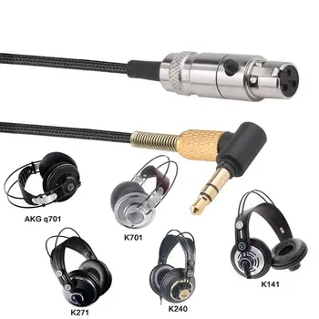 OFC Nomaiņa Stereo Audio Vads pagarinātāja Mūzikas Vadu AKG K271s K271 K275 K371 K7XX K702 K271 MKII M220 Q701 Austiņas