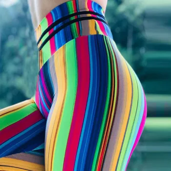 Ogilvy Mather Modes Sieviešu Zeķes Slim Augsta Vidukļa Elastību, Stulpiņi Fitnesa Drukāšanas Leggins Elpojošs Sieviete Bikses 7 Krāsu