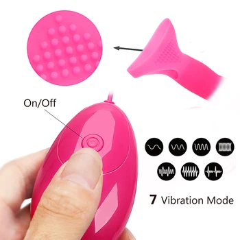 OLO 7 Ātrumi Klitora Stimulators Seksa Produkti Seksa Rotaļlietas Sievietēm Pirkstu Vibrators G-spot Siksnas Sieviešu Masturbācija