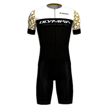 Olympia itālijas komanda vīriešu velosipēdu uzvalkā ar īsām piedurknēm apģērbs ropa ciclismo jersey krekli MTB jaka maillot velosipēdu komplektu bikses, kombinezoni ar krūšdaļu