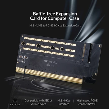 ORICO M. 2 NGFF M Taustiņu NVMe SSD diska PCI-e 3.0 Gen3 X16 Paplašināšanas Kartes un Adapteri Bitcoin Miner Ieguves