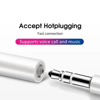 Oriģinālais usb type c līdz 3,5 mm Austiņu ligzda adapteri apple ipad pro 2018 macbook air iMac pro usb c Audio converter aux vads