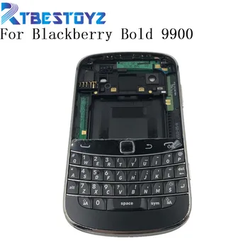 Oriģināls Korpuss Akumulatora Durvju Atpakaļ uz Lietu + tastatūra Blackberry bold 9900 Ar Logo