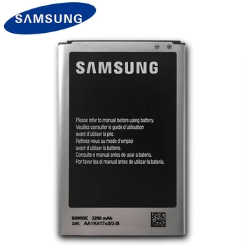 Oriģināls Samsung Akumulatora B800BE Par Galaxy Note 3 N900 N9006 N9005 N9000 N900A N900T N900P 3200mAh Ar NFC Mobilo Telefonu Akumulators