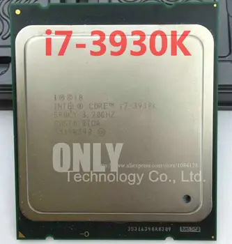 Oriģinālā Intel Core i7 procesoru i7 3930K procesoru i7-3930K Desktop CPU 6-kodolu 3.20 GHZ, 15MB 32 nm LGA2011