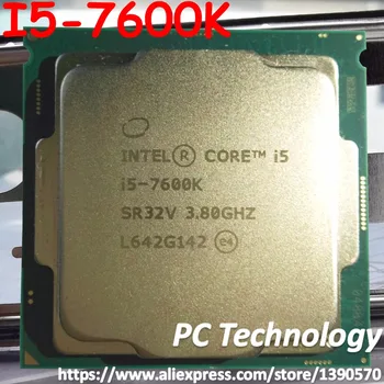 Oriģinālā Intel Core processor i5-7600K Četrkodolu 3.80 GHz 6 mb lielu Kešatmiņu i5 7600K LGA1151 CPU bezmaksas piegāde