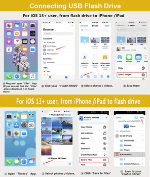 OTG Pārveidotājs Lightning USB 3.0 Adapteris iPhone 7 8 6 6s Plus 11 Pro Max X XS XR komplekts Pārveidotājs iOS Versijas 13
