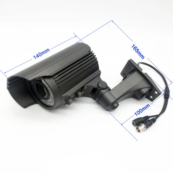 OwlCat CCTV AHD Varifocal 2.8-12mm Manuāli, Tālummaiņa, Full HD 1080P 2MP AHDH Āra Ūdensizturīgs Bullet Video Novērošanas Kamera Nakts