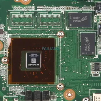 PAILIANG Portatīvo datoru mātesplati Par ASUS K43SV REV:4.1 Mainboard Core HM65 N12P-GV-B-A1 PĀRBAUDĪTA DDR3