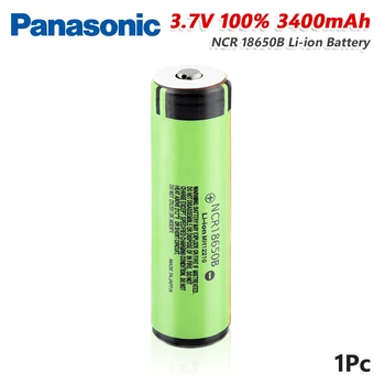 Panasonic NCR18650B Akumulatoru Ar PHB Li-ion 3.7 V 3400mAh Litija Uzlādējams LED Lukturītis Lukturītis Lukturis
