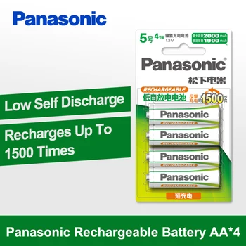Panasonic Oriģināls AA Akumulatoru, 4GAB/DAUDZ 1.2 V 2000mAh Akumulators Eneloop aa NiMH Baterijas Fotokameras Rotaļlietas