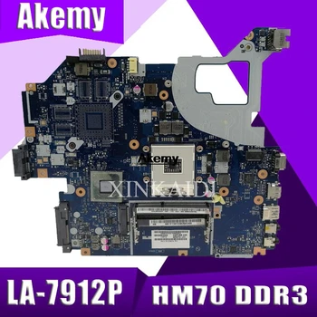 Par Acer aspire V3-571G E1-571G Klēpjdators Mātesplatē NBC1F11001 Q5WVH LA-7912P SJTNV HM70 DDR3 Bezmaksas CPU