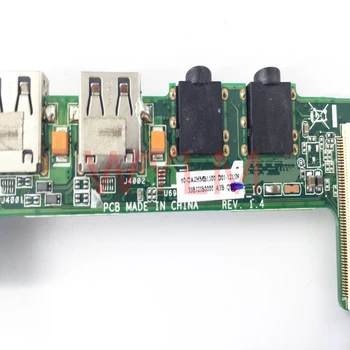 Par ASUS 1215 1215N 1215P 1215N/VX6 Tīkla Klēpjdatoru Audio USB IO Valdes Skaņas Kartes Saskarnes panelis Ar vadu