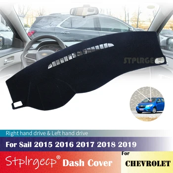 Par Chevrolet Bura 2016 2017 2018 2019 Anti-Slip Paneļa Vāciņu Aizsargājošu Spilventiņu Auto Piederumi Paklāju Saulessargs