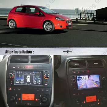Par Fiat Grande Punto ne dienu bez līnijas 2006. - 2012.gadam Android Radio Multimediju Auto Stereo Autoradio Atskaņotājs, GPS Galvas vienības kasešu diktofonu