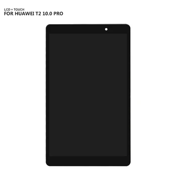 Par Huawei MediaPad T2 Pro 10.0 10.1 collu FDR-A01L FDR-A01W Panelis LCD Displejs, Touch Screen Digitizer Stikla Montāžas Detaļas