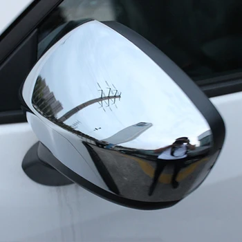 Par Mazda CX-5 CX5 2012 2013 Ārpuse ABS Chrome Atpakaļskata Spoguļa Vāciņš Melns, Sānu Durvis Spoguļa Vāciņš Melns, Aizsargs 2gab
