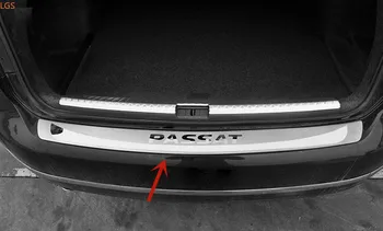 Par Volkswagen Passat B6 2011. -. Gadam Augstas kvalitātes nerūsējošā tērauda bagāžnieka sliekšņa aizsargs anti-scratch aizsardzības auto piederumi