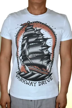 Parkway drive Rock krekls 3D mma galvaskausa fitnesa Hardrock smago Tumšā Metāla Kokvilnas camiseta ropa skeitborda