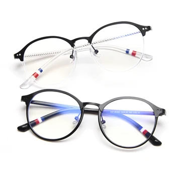 Peekaboo datoru apaļas brilles rāmis sievietēm acetāts modes optiskās brilles vīriešiem apļa forma, skaidrs, objektīvs ziemas dāvanas