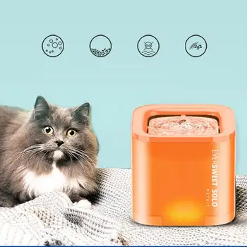 PETKIT 1.8 L Smart Cat Ūdens Padeves Trauka Filtrs Anti Static-Elektroenerģijas Automātiskās Kaķis Ūdens Strūklaka padeve Kaķēns, Kucēns