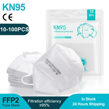 Pieaugušo KN95 mascarillas ffp2reutilizable mondkapjes mascarilla fpp2 homologada Respiratora aizsardzības masku uz sejas ffp2 Masker