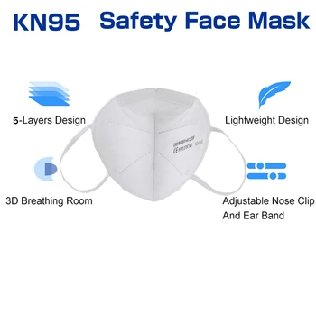 Pieaugušo KN95 mascarillas ffp2reutilizable mondkapjes mascarilla fpp2 homologada Respiratora aizsardzības masku uz sejas ffp2 Masker