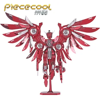 Piececool 3D Metāla Puzzle Attēls Rotaļlietu Milzīgs Spārniem karavīrs modelis Izglītības Puzzle 3D Modeļi Dāvanu Jigsaw Rotaļlietas Bērniem