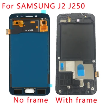 Pielāgojiet Spilgtumu LCD Ekrāns Samsung Galaxy J2 Pro 2018 J250 J250F J250H LCD Displejs, Touch Screen Digitizer Montāža 5.0 collas
