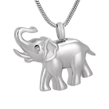 Piemiņas Cute Elephant Piemiņai Urna, Kulons, Kaklarota, Kremācijas Pelnu Urna Kaklarota Apbedīšanas Rotaslietas