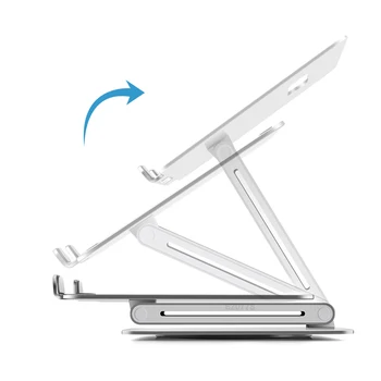 Piezīmjdatora Statīvs Regulējams Leņķis Alumīnija Sakausējuma Bezmaksas Lifts Klēpjdatoru, Paaugstināt īpašnieku, Macbook Dell HP iPad Pro 11-15.6 inch
