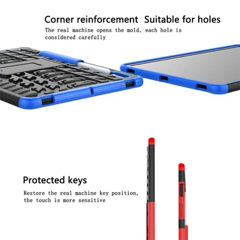 Pilna Ķermeņa Triecienizturīgs seguma Samsung Galaxy Tab S7 11 collu 2020. gadam SM T870 T875 lieljaudas Bruņas Statīvs Hibrīda Gadījumā