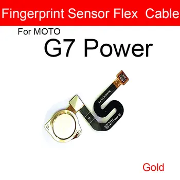 Pirkstu nospiedumu Pogu Flex Kabelis Motorola Moto G7 Power Touch Sensors ID Pogu Home Taustiņu Flex Lentes Rezerves Daļas, Remonts