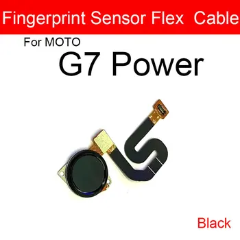 Pirkstu nospiedumu Pogu Flex Kabelis Motorola Moto G7 Power Touch Sensors ID Pogu Home Taustiņu Flex Lentes Rezerves Daļas, Remonts
