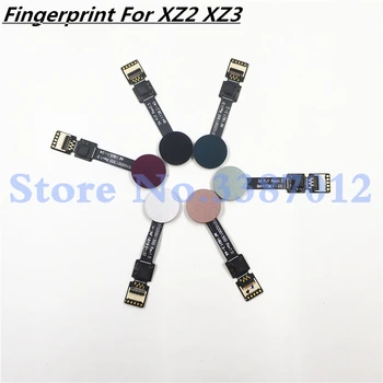 Pirkstu nospiedumu Sensors Skeneris Touch ID Savienojumu Flex Kabelis Nomaiņa Sony Xperia XZ2 Kompakts Mini XZ2 XZ2P XZ3 XZ2 Premium