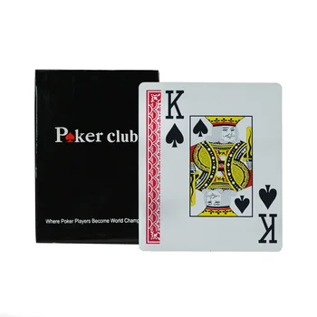 Plastmasas, PVC Spēļu kāršu Spēli poker kartes Ūdensizturīgs un blāvi polijas Pokera Klubu, Kazino galda Spēles