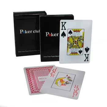 Plastmasas, PVC Spēļu kāršu Spēli poker kartes Ūdensizturīgs un blāvi polijas Pokera Klubu, Kazino galda Spēles
