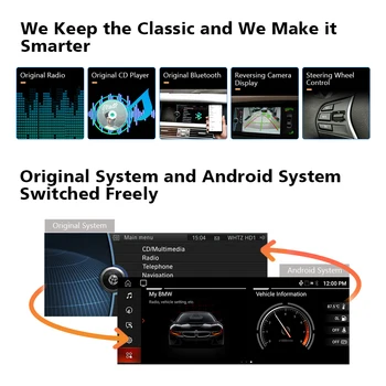 PLAZOLA Android 10.0 Auto Multimediju GPS Navigācijas Spēlētājs BMW X1 E84 2009-CIC vai bez Oriģinālā Monitors CarPlay