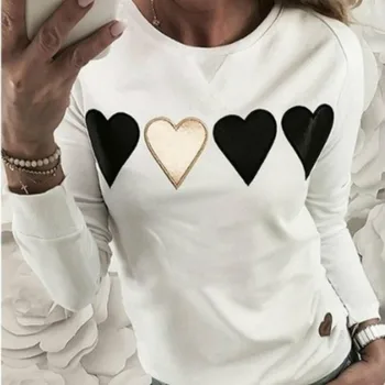 Plus Lieluma Kawaii Priekšējās Kabatas Ar Garām Piedurknēm T-Krekli, Sieviešu Salds Cietā Tees Gadījuma 2020 Rudens Modes Ruffles Topi Apģērbi M0115