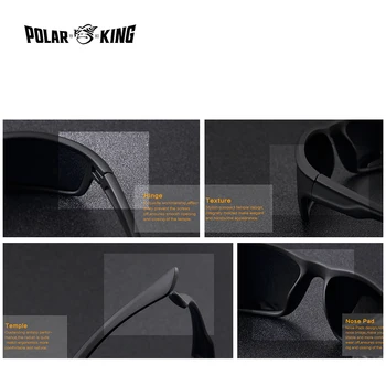 POLARKING Zīmolu Vīriešu Polarizētās Saulesbrilles, Oculos de sol Modes Sporta Brilles Ceļojumā, Saules Brilles, Aizsargbrilles,