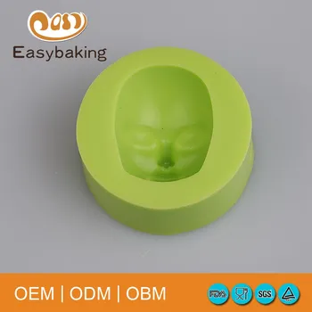 POP jauki bērnu sejas formas silikona pelējuma pomādes kūka apdare virtuve valkā rīki